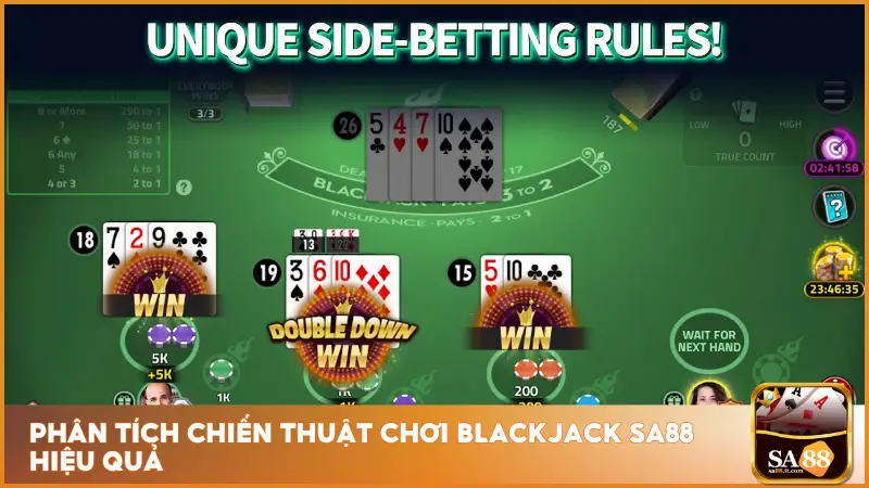 Blackjack sa88 đòi hỏi người chơi phải đưa ra quyết định chính xác từng bước