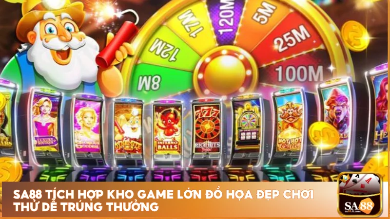 Sa88 tích hợp kho game lớn đồ họa đẹp chơi thử dễ trúng thưởng